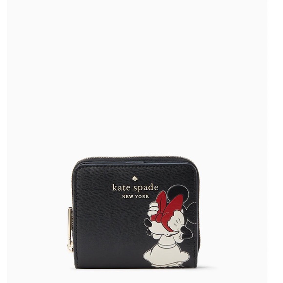 Disney X Kate Spade New York Minnie Mouse Zip Around Wallet - Picture 1 of 6